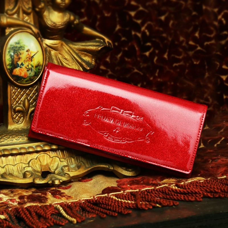 FRUTTI DI BOSCOの人気赤い財布　ALBA Veronica